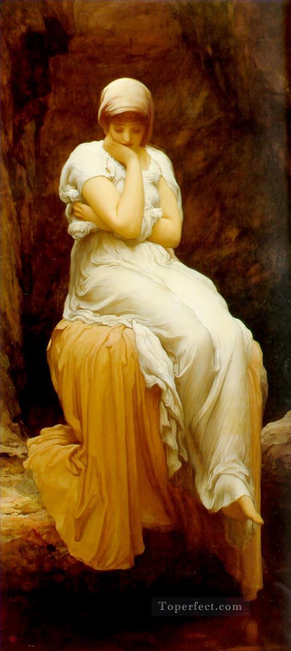 Seated Academicism Frederic Leighton Oil Paintings
